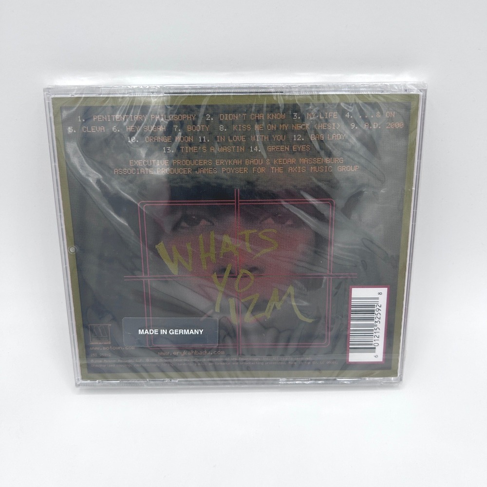 Erykah Badu Mamas Gun CD 2000 Motown Neo Soul R&B Factory Sealed Made in Germany - Picture 3 of 3